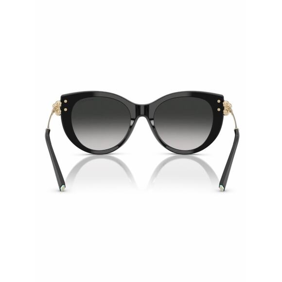 NEW!!! TIFFANY & CO TF4232 80013C Designer Black Cat-Eye Sunglasses Gold Accents main image 5